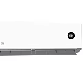 Sleek White Air Conditioner Fan With Digital Temperature Display And Grille Air Outlet