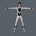 cartoon characters zombie male anime characters 3d model