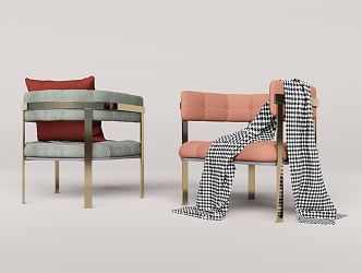 Modern Sofa Chair Leisure Chair 3d model