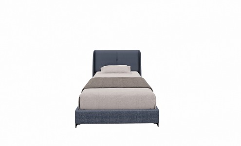 Modern Single Bed 3d model