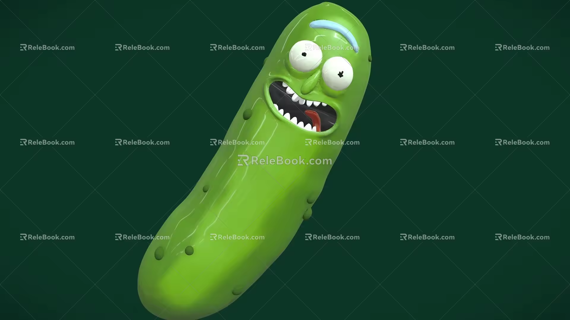 Weapons cucumber pickles 3d model