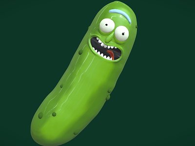 Weapons cucumber pickles model