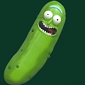 Weapons cucumber pickles 3d model