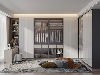Modern Cloakroom 3d model