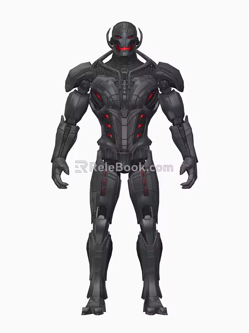 Modern Sci-Fi Robot Modern Sci-Fi Robot Artificial Intelligence Machine Mechanical Equipment Battle Robot Future 3d model
