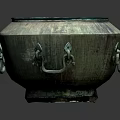 Sturdy Metallic Hardware Tools Storage Container With Ring Handles And Industrial Design