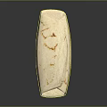 Folded Tortilla Wrap With Light Brown Toasted Spots And Soft Texture