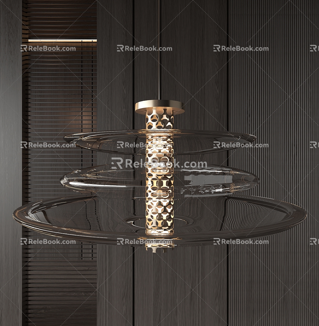 Modern Chandelier Glass Chandelier Small Chandelier Restaurant Chandelier Bar Chandelier 3d model