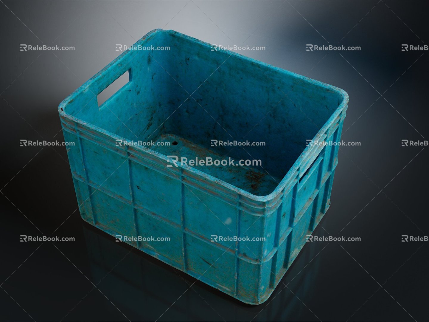 Storage Basket Basket Plastic Basket Realistic 3d model