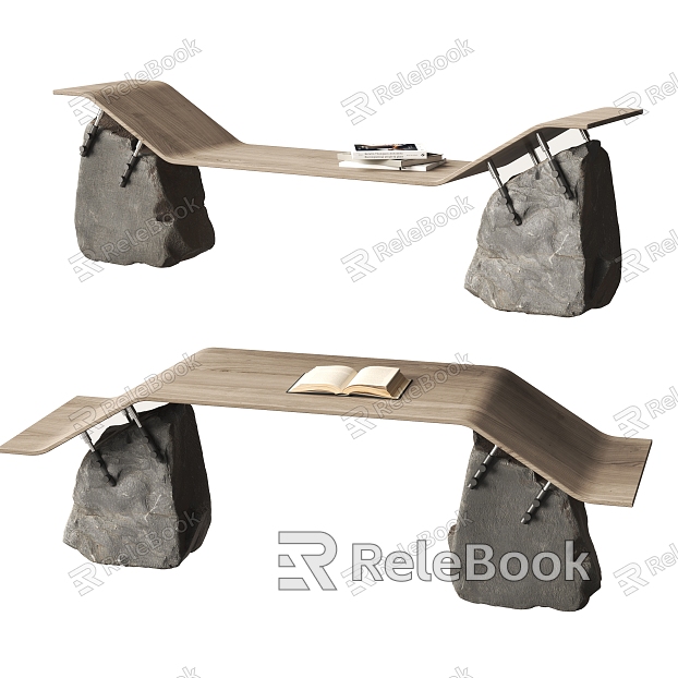 Modern creative desk case model