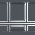 Six Different Styles of Gypsum Molding Frames for Home Interior Decoration