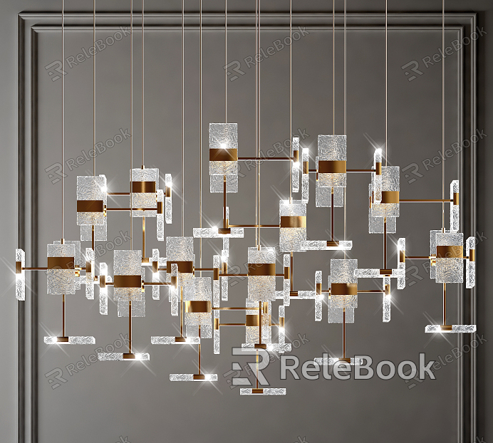 Light Luxury Crystal Chandelier Decorative Crystal Chandelier model