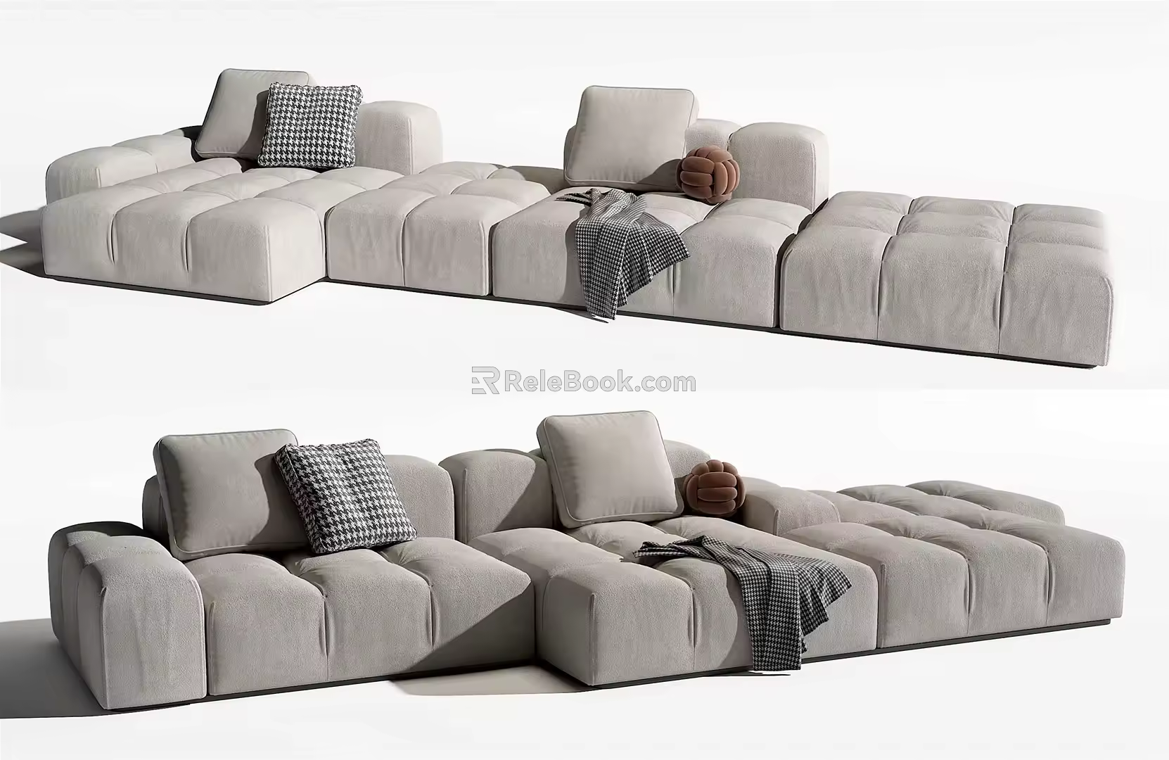 Modern Multiplayer Sofa 3d model