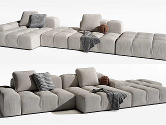 Modern Multiplayer Sofa 3d model