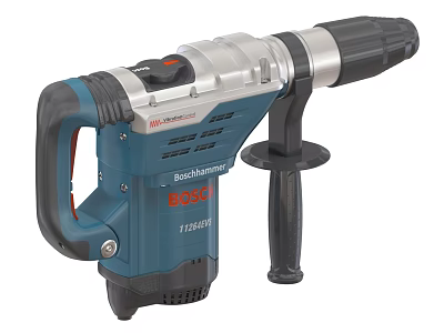 Bosch Rotary Hammer Drill Industrial Equipment 850W Electric Power Tool With Key Features 3d model