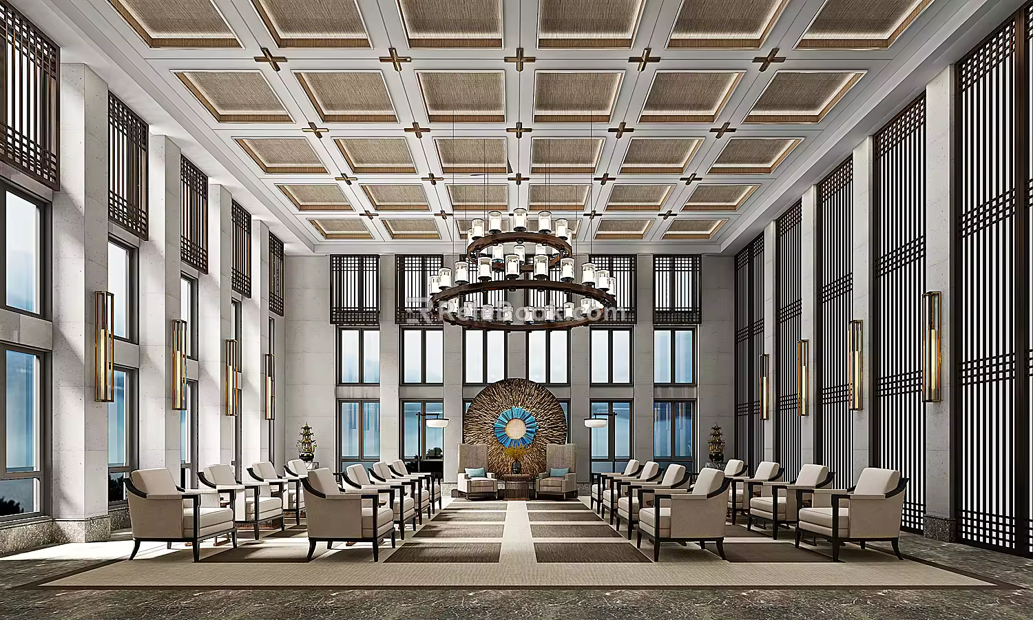 Reception Room 3d model
