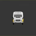 Yellow and White Service Bus with Renault Logos and Garage Muller Text Details