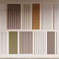 Various Colored Wall Panels With Different Textured Patterns For Interior Design