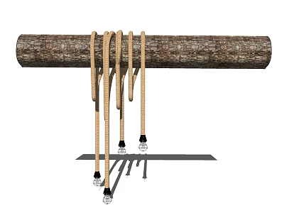 Industrial LOFT chandelier homestay chandelier 3d model