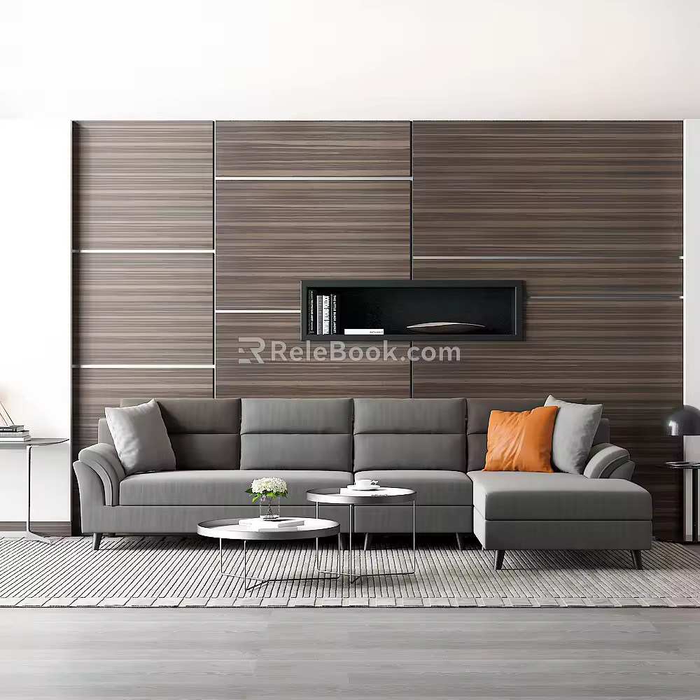 Modern Multiplayer Sofa 3d model