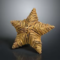 Woven Rattan Starfish Decorative Furniture Piece For Home Decoration