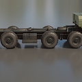 Truck Heavy Truck Heavy Vehicle MAZ543 Missile Transporter Armored Vehicle Transporter Low Face Number Low Model Times Film and Television Level 3d model