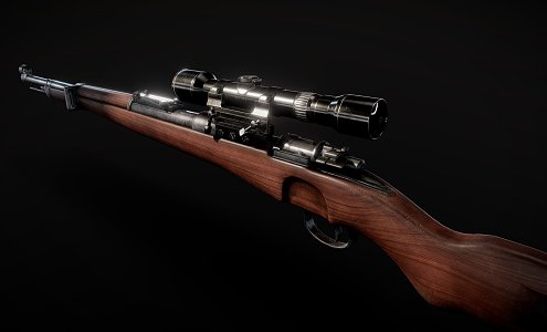 Sniper Rifle 3d model