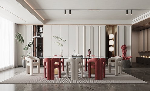 Modern Restaurant 3d model