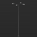 Outdoor Light With Metal Pole Modern Design For Street Garden Outdoor Lighting