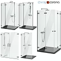 Modern Glass Shower Enclosure Design With Frameless Doors And Chrome Fixtures