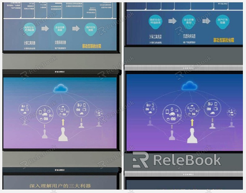 Modern projector projector projector screen combination model