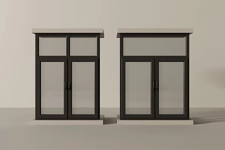 modern windows bay windows casement windows floor-to-ceiling windows balcony windows 3d model
