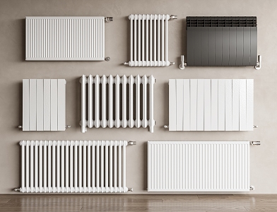 Modern radiator combination 3d model