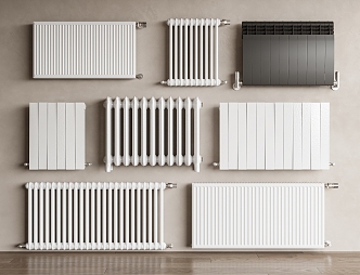 Modern radiator combination 3d model