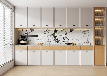 Modern Cabinet Wine Cabinet 3d model