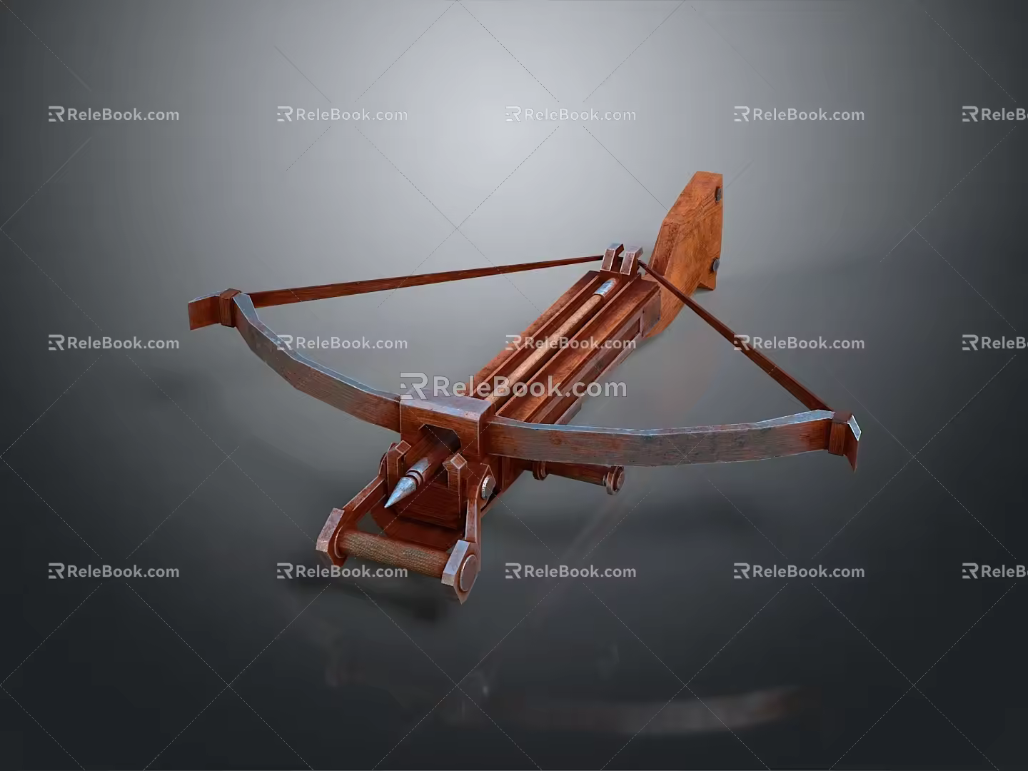 Crossbow Mechanical Crossbow Shift Bow and Arrow Shoot Far Equipment Weapons High-tech Crossbow 3d model