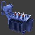 Transformer Main Transformer Substation Transformer Device Power Equipment and Facilities Transformer Distribution Substation UHV Power Facilities 3d model