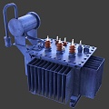 Transformer Main Transformer Substation Transformer Device Power Equipment and Facilities Transformer Distribution Substation UHV Power Facilities 3d model