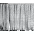 Elegant Dark Brown and White Curtains for Living Room Home Decor