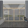 Exquisite Modern Real Estate Sales Office With Residential Project Sand Table And Comfortable Negotiation Area
