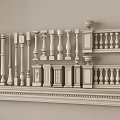 Various Styles of Decorative Columns and Balustrade Railings Components Showcase