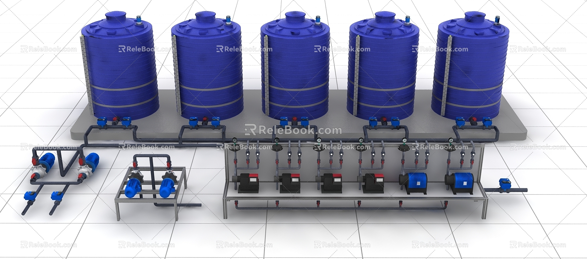 Sodium hypochlorite 3d model