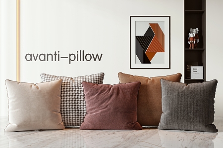 Modern pillow 3d model