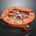 Compass Instrument Items 3d model
