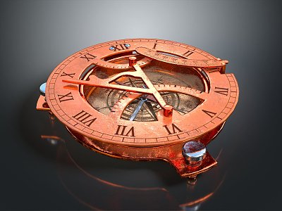 Compass Instrument Items 3d model