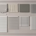 Stylish Window Blinds With Horizontal Vertical Styles And White Gray Beige Color Options