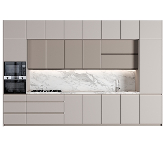 Modern Kitchen Cabinets 3d model