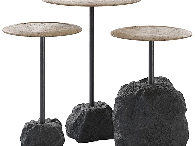 Modern Side Table Tea Table Corner Table Stone Corner Table Stone Side Table model