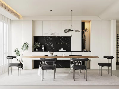 Modern Restaurant 3d model