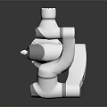 Modern Mechanical Arm Six Axis Arm Robot Arm Mechanical Arm 3d model